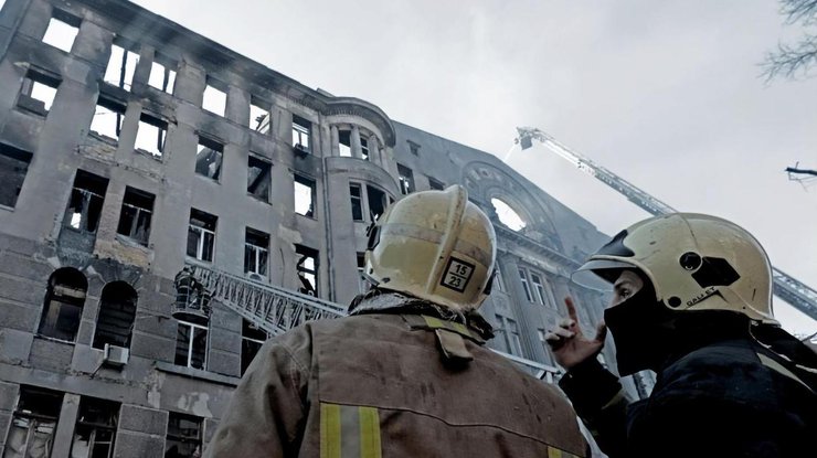 Пожар в Одессе / Фото: "Гордон"