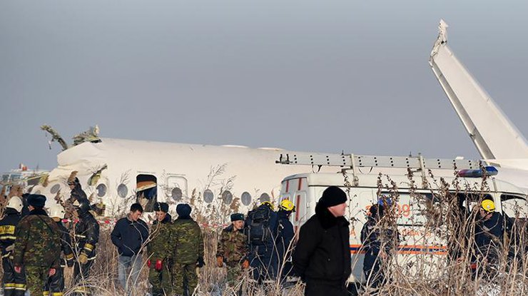 Фото: авиакрушение в Казахстане / iz.ru