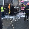 В Черновцах на ходу загорелся троллейбус с пассажирами