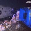 В жутком ДТП под Житомиром столкнулись три грузовика