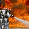 Пожарные вынесли детей из горящего дома (видео)