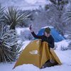 Снег на пальмах: жители Лас-Вегаса в шоке