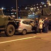 ДТП в Киеве: грузовик "влетел" в Chevrolet с ребенком в салоне