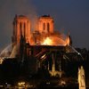 Пожар в соборе Парижской Богоматери охватил левую башню (фото)