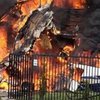 В Чили на жилые дома упал самолет (видео)