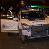 В Киеве полицейский автомобиль спровоцировал ДТП (видео)