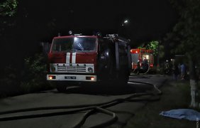 Пожар в Одессе 