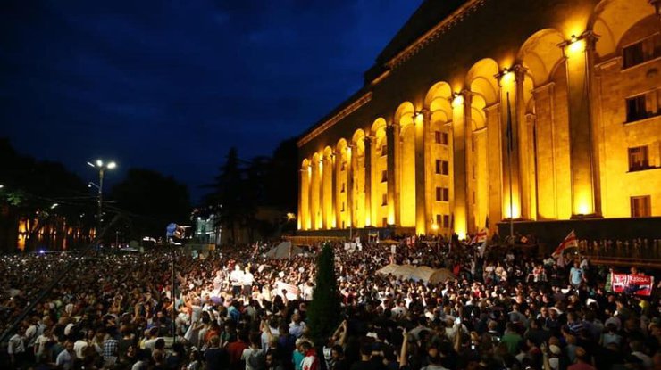 Протесты в Грузии / Фото: ЕП
