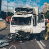 В Киеве два грузовика совершили жуткое ДТП (фото)