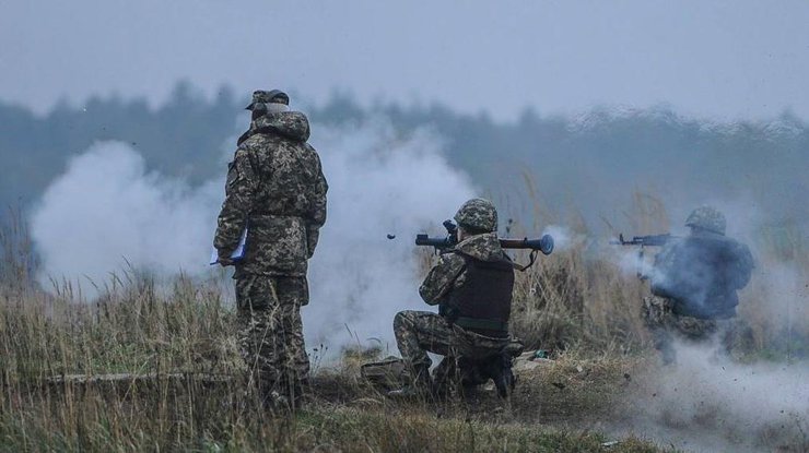 Фото: разведение сил на Донбассе