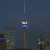 Візит Володимира Зеленського у Канаду: телевежу у Торонто розкрасили синім і жовтним