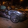 В Киеве таксист на авто врезался в Porsche (видео)