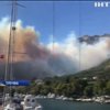 На турецькому курорті спалахнула масштабна пожежа