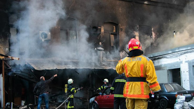 Пожар в Киеве / Фото: kiev.informator