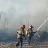 В киевском Гидропарке сгорел пляжный комплекс (фото, видео)