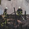 В Киеве дотла выгорел частный дом