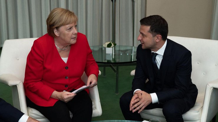 Зеленский и Меркель / Фото: Офис президента