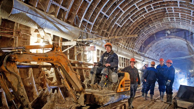 Строительство метро / Фото: newsone.ua