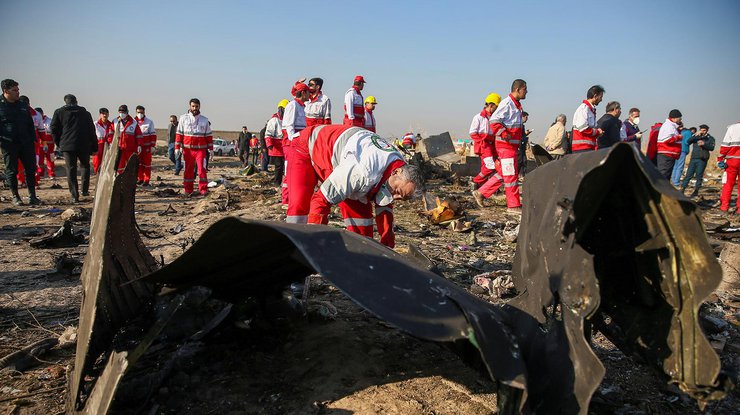 Фото: авиакатастрофа в Иране / alihashem_tv