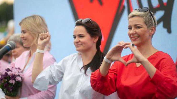 белорусских оппозиционерок Тихановскую,Колесникову и Цепкало выдвинули на Нобелевскую премию мира/Фото: TYT.BU