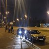 В Киеве полсотни автомобилей устроили уличные гонки (видео)