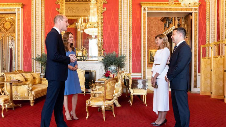 Глава государства и его супруга встретились с герцогом и герцогиней Кембриджскими принцем Уильямом и Кейт Миддлтон