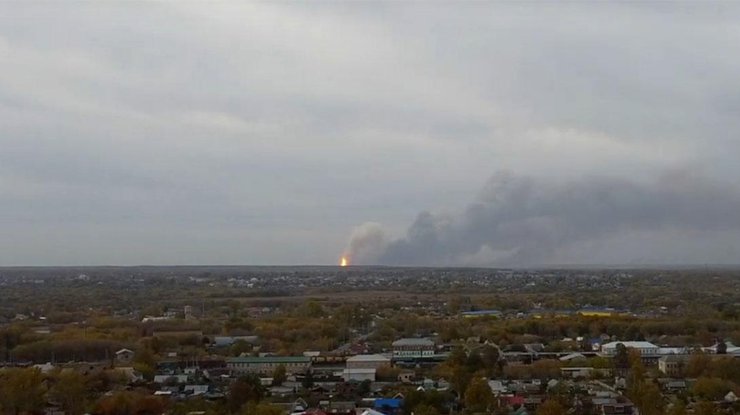 Взрывы в Рязанской области/ фото из открытых источников