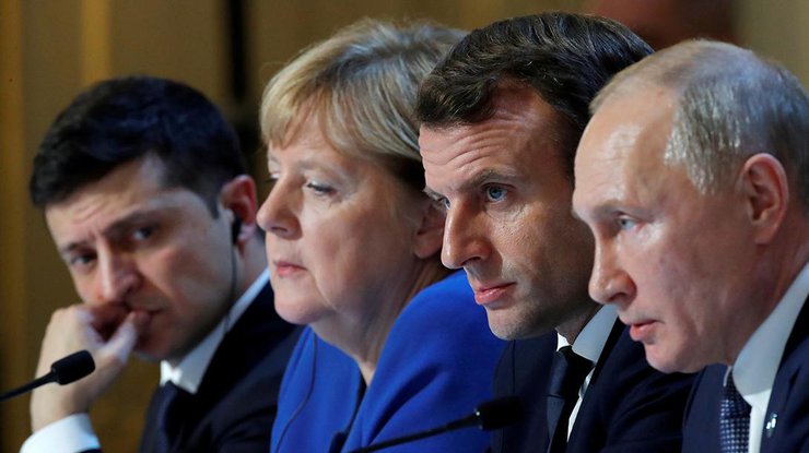 Фото: встреча лидеров "нормандской четверки" / Reuters