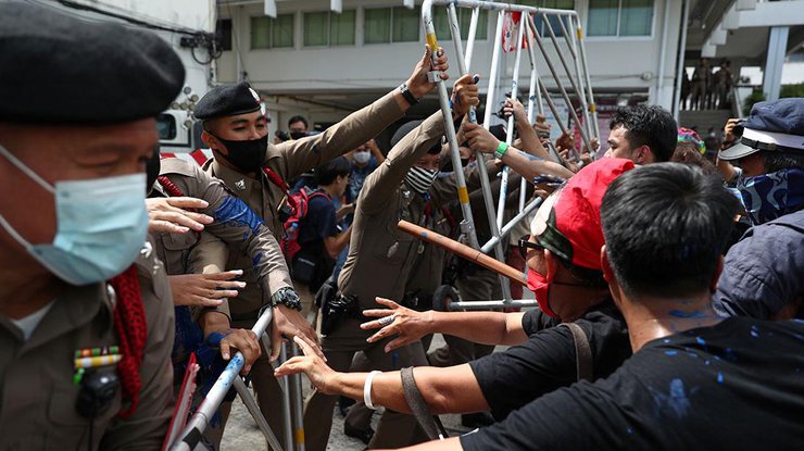Протесты в Таиланде/ фото: РБК
