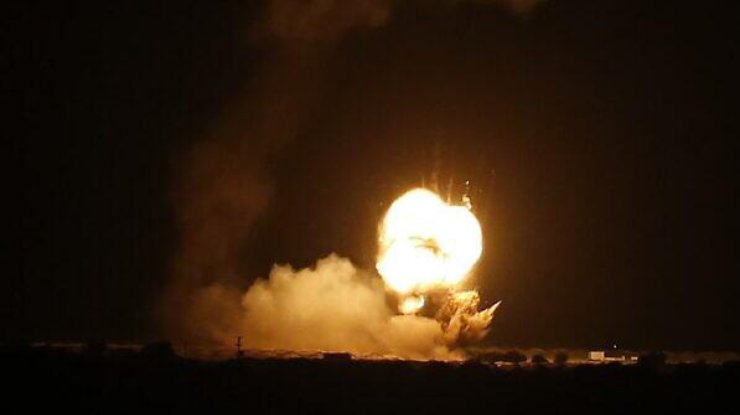 Израиль нанёс удар по сектору Газа/фото: timesofisrael