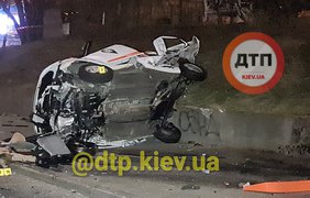 ДТП в Киеве: разбился Ravon от Getmancar 