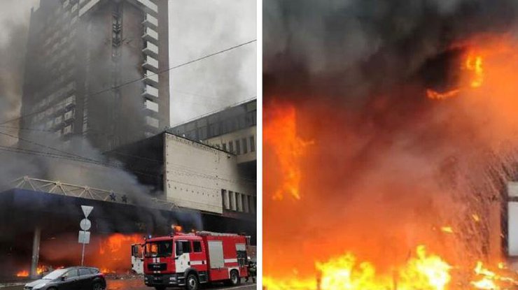 Пожар в Киеве/фото: dtpkievua