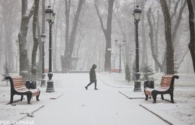 Снег в Киеве / Фото: РБК-Украина