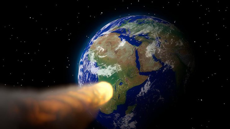 Астероид летит к планете / Фото: Pixabay