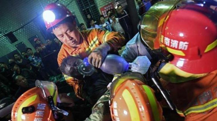 Авария на шахте/фото: . news.cn