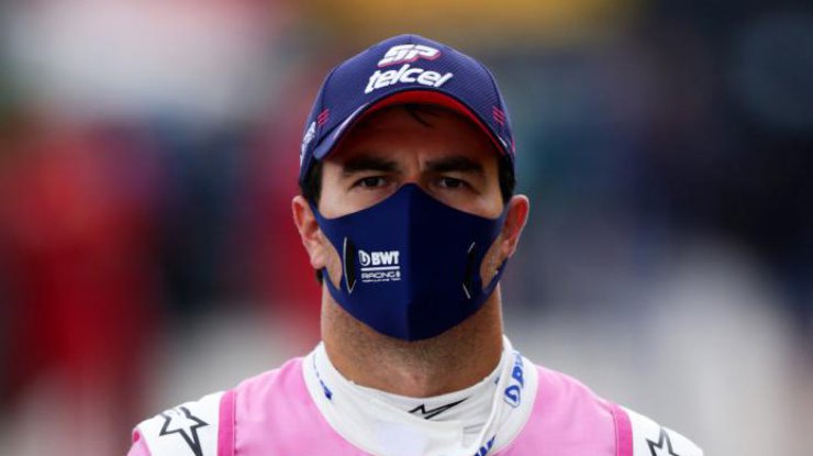 Мексиканский гонщик Рейсинг Пойнт Серхио Перес/фото:prosports