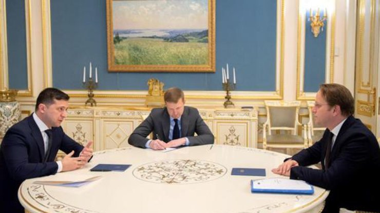 Зеленский на встрече с Варгеи/ Фото: Офис президента