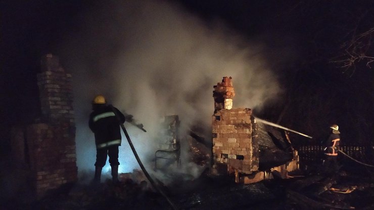 Пожар в Волынской области/ Фото: ГСЧС Украины