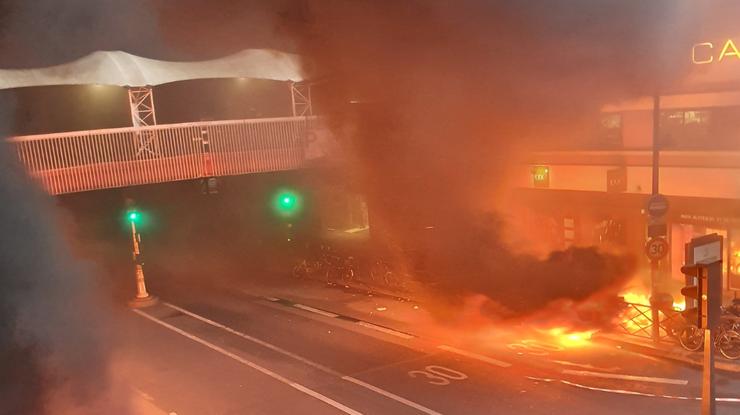 В Париже горит вокзал / Фото: unian