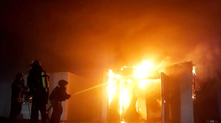 Пожар в Одессе / Фото: ukranews