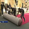Оскар-2020: робітники викладають славетну червону доріжку