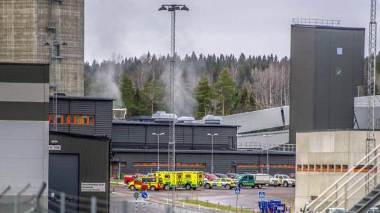 Пожар на шахте в Швеции / Фото: svt se