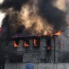 В Киеве горит СТО (фото, видео)