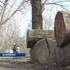 Загибель дівчинки у Запоріжжі: у центральному парку демонтують усі скульптури