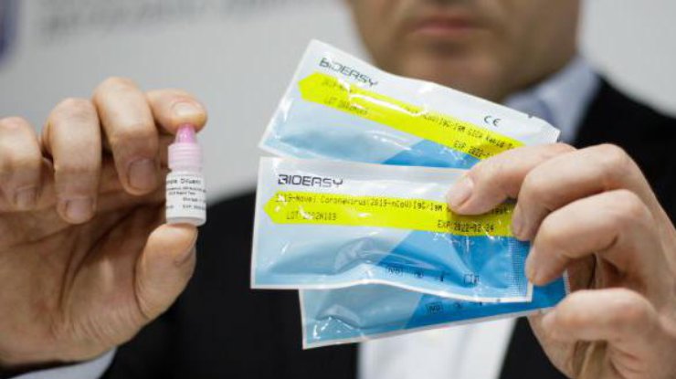 Фото: тест на коронавирус / РБК-Украина