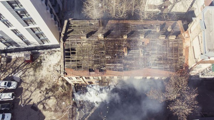 В Киеве случился серьезный пожар/ Фото: "Информатор"