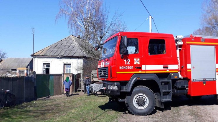 В Сумской области случился пожар/ Фото: dsns.gov.ua