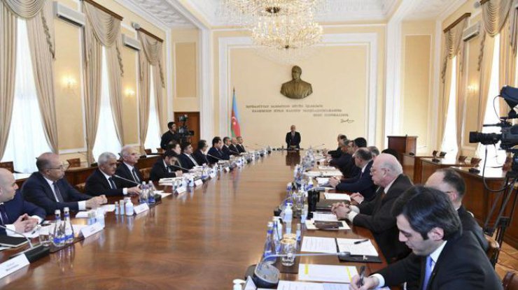 Заседание Оперативного штаба при Кабинете Министров Азербайджанской Республики/ Фото: cabmin.gov.az