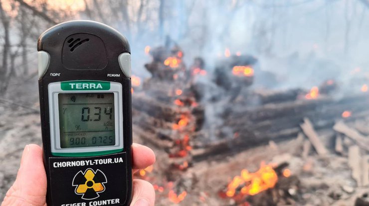 Загрязненный воздух из Чернобыльской зоны дошел до Киева/ Фото: unian.net