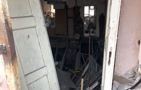 В Запорожье обрушился первый этаж многоквартирного дома/ Фото: ГСЧС Украины